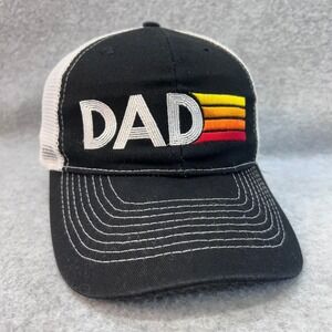 DAD Retro Sunset Mens Black Unbranded Trucker Hat Snapback Mesh Cap OSFM